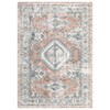 Washable Rugs for Living Room, Vintage Medallion Distressed Print Rug Non-Slip Low Pile Rug for Bedroom, Dining Room - 3 of 4