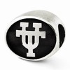 Black Bow Jewelry Sterling Silver University of Texas Collegiate Bead Charm - 2 of 4