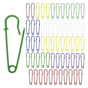 Unique Bargains Spring Lock Blanket Bulk Pins Fashion Clothes Sewing 60 Pcs - 1 of 4