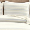 3pc King Solange Stripe Kantha Pick Stitch Yarn Dyed Woven Quilt/Coverlet Set Yellow/Gray - Lush Décor - 3 of 4