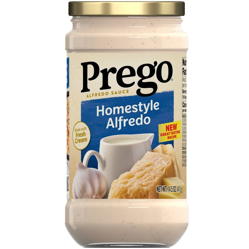 Prego Pasta Sauce Homestyle Alfredo Sauce - 14.5oz, 1 of 13