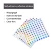 Unique Bargains Office Home Warehouse Self-Adhesive Reflective Sticker 10 Sheets - 3 of 4