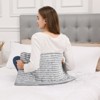 Heating Pad 33"x17", Electric Heating Pad for Back & Shoulder, 6 Heat Settings, LCD Controller, Fast Heating Therapy, Grey - 3 of 4