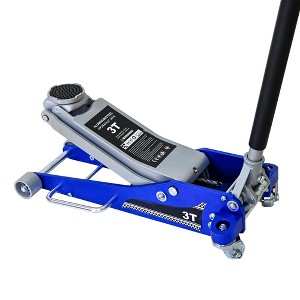 Floor Jack, 3 Ton Capacity Lift Service Jack, Horizontal Quick Lift Pump Steel Jack, Heavy Duty Hydraulic Steel Service Jack for Car Trucks SUV Repair - 1 of 4