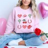 Simply Sage Market Women's Graphic Sweatshirt Cowgirl Valentine Chart - 2 of 4