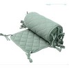 MyKids-USA Baby Fresh Solid Color Double-Layered Gauze Baby Cot Bumper Soft Bedrail Cushion - 2 of 4