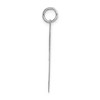 Black Bow Jewelry 14k White Gold, Ella Collection, LG Fancy Script Initial Pendant A-W - 2 of 4