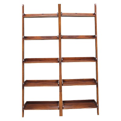 leaning bookshelf target