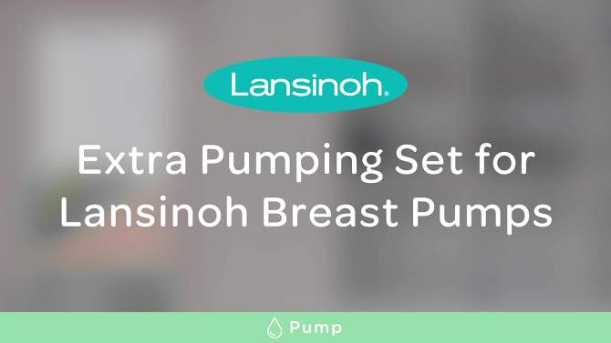 Lansinoh Extra Pumping Set for Double Electric Breast Pump, 2 of 12, play video