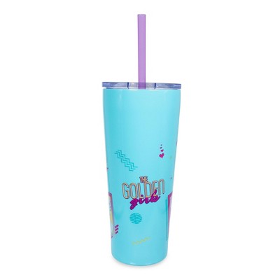 22oz Double Wall Stainless Steel Outer And Pp Inner Straw Tumbler