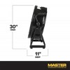 Master 24 Inch Portable Industrial Metal Direct Drive Cradle Tiltable Standing Garage Shop Barrel Drum Fan w/ 2 Speeds, Wheels, & High Velocity Motor - 2 of 4