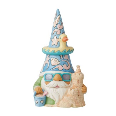 Jim Shore 6.25 In The Beach Is Calling Coastal Gnome Sandcastle Floatie Gnome Figurines