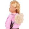 Our Generation School Shimmer Outfit Pink Jacket & Bear-Themed Backpack Set for 18" Dolls - 4 of 4