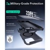 ESR Cyber Armor Case with Stash Stand for iPhone 16 Pro - Black - 3 of 4