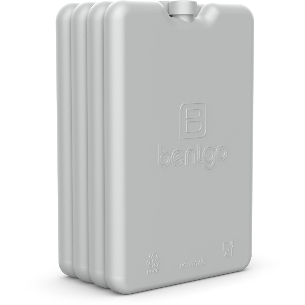 Bentgo Ice Lunch Chillers Ultra-Thin Ice Packs for Lunch Bags, Lunch Boxes & Coolers 4pk - Gray
