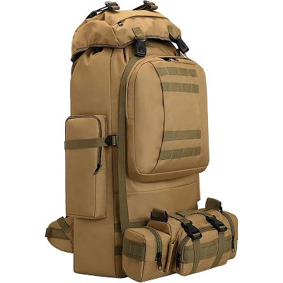 100L Camping Hiking Backpack,Molle military Tactical rucksack backpack,Waterproof Lightweight
