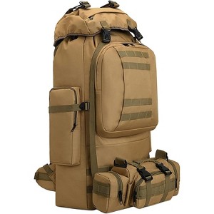100L Camping Hiking Backpack,Molle military Tactical rucksack backpack,Waterproof Lightweight - 1 of 4