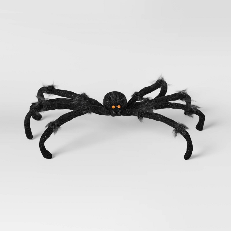20" Plush Spider Halloween Decorative Prop
