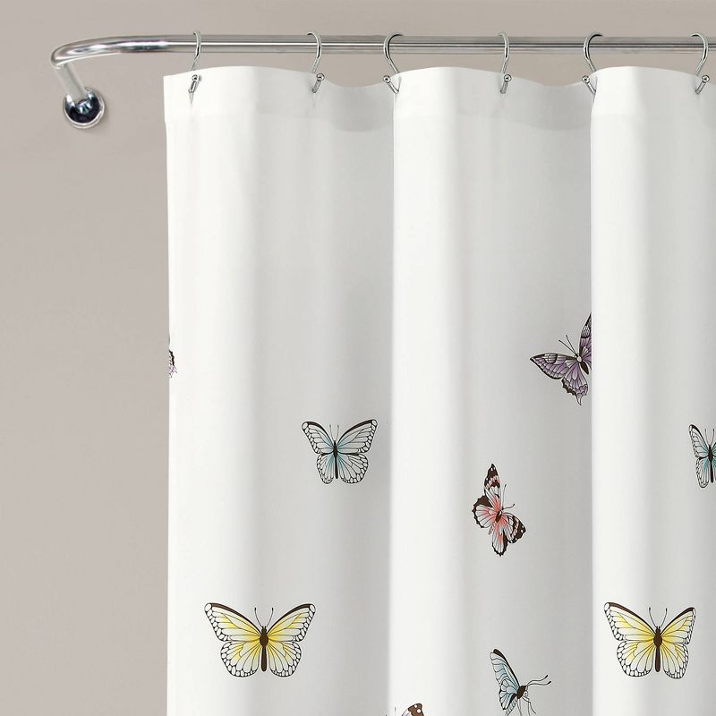 Kids' Flutter Butterfly Shower Curtain - Lush Décor, 2 of 9