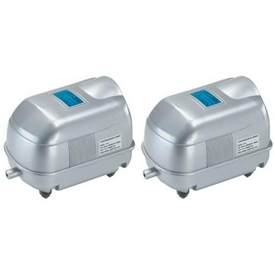 2 Pondmaster AP-20 Garden Pond Deep Water Air Pumps w/Diffuser - 1700 Cu. In/Min
