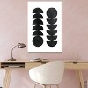 Black Shapes by Whales Way Unframed Wall Canvas - iCanvas - 2 of 3