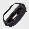 Straw Half Moon Shoulder Bag - Universal Thread™ - image 4 of 4