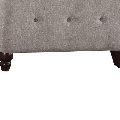 Cyndi Gray Velvet Accent Chair with Wooden Legs