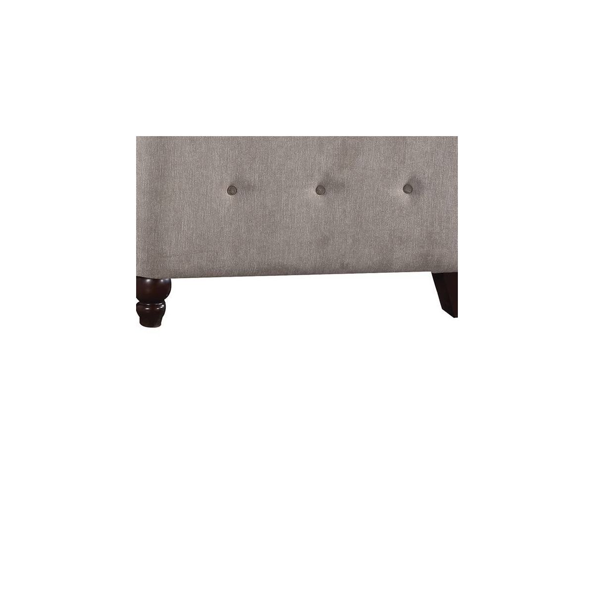 Acme Furniture 36" Cyndi Sofa Tan Velvet - thumbnail 6