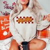 Simply Sage Market Women's Graphic Sweatshirt Momster Checkered - 2 of 4