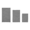 Edge Bath Rug 100% Premium Cotton Ultra-Soft Water Absorbent Tufted Solid Reversible 3 Piece Bathroom Rug Set for Machine Washable Bathmat - 2 of 4