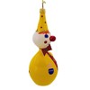 De Carlini Italian Ornaments 5.5 Inch Bananabritchez Christmas Tree Ornament , Clown Vintage Italian Ornament (1PC) - 4 of 4