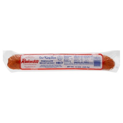 Redondo S Portuguese Mild Sausage 12oz Target