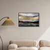 Art Remedy Rivers of Gold Blue Abstract Wall Art Framed - 2 of 4