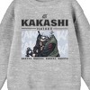 Naruto Kakashi Crew Neck Long Sleeve Youth Athletic Heather Sweatshirt - image 2 of 2