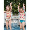 RuffleButts Toddler Girls UPF50+ Peplum Smocked Bodice One Piece - image 4 of 4