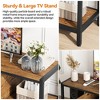65"/58" Farmhouse TV Stand for TVs up to 75", Modern Media Console Cabinet with Doors & Open Storage Shelves - 3 of 4