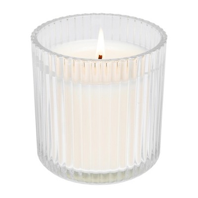 Sweet Water Decor Wildflowers & Salt 11oz Ribbed Candle Jar