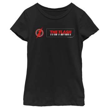Girl's The Flash Lightning Bolt Title Movie T-Shirt