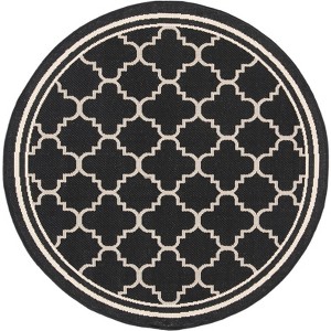 Courtyard CY6918 UV & Stain Resistant Non-Shedding Power Loomed Indoor/Outdoor Rugs - Safavieh - 1 of 4