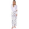 Peanuts Womens' Woodstock Snoopy Characters Friends Sleep Pajama Pants White - 2 of 4