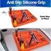 5 Star Super Deals Heavy Duty Silicone Tool Tray Organizer Anti Slip Grip Flexible Heat Resistant Easy Clean Surface Holds Sockets Screws Bolts Bits - 4 of 4