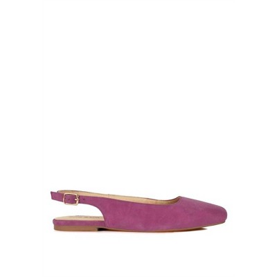 Women's Wo's Sozani Genuine Suede Leather Slingback Flats - Rag & Co.