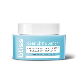 bliss Drench & Quench Cream-To-Water Hydrator For All-Day Moisture - 1.7oz