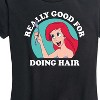 Women's - Disney Princess - Ariel Fork Really Good For Doing Hair Short Sleeve Graphic T-Shirt - 2 of 4