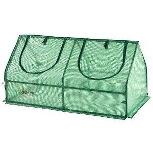 Ogrow Deluxe Walk-In Greenhouse / Bloomhouse / Seed Starter with Tiers and Shelves - 1 of 4
