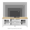 Modern TV Stand Entertainment Center with Shelves and Cabinets for Flatscreen TVs up to 60" for Bedroom and Living Room - 4 of 4