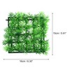 Unique Bargains Artificial Plastic Lawn for Fish Tank Landscape Decoration Green 6.3x5.91 Inch - 4 of 4