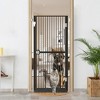 LOVMOR 61" Extra Tall Cat Gate for Doorway, Adjustable Wide, Dog Door with Cat Door, Suitable for Doorways or Kitchen, No Drilling Pressure Mount Kit - 2 of 4