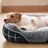 Washable Dog Bed Small Medium Size Dog - Rectangle Fluffy Plush Pet Bed Puppy Bed, Comfy Corduroy Fleece and Nonskid Bottom - 2 of 4