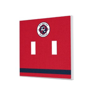 MLS Eastern Conference Teams Stripe Hidden-Screw Light Switch Plate for Double Toggle - 1 of 4